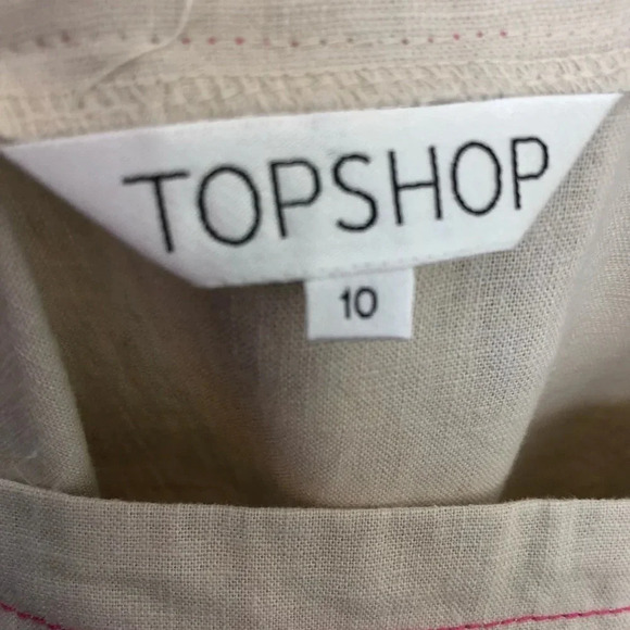 COPY - 🔸Topshop Sleeveless Creme A-Line Dress - Picture 7 of 7